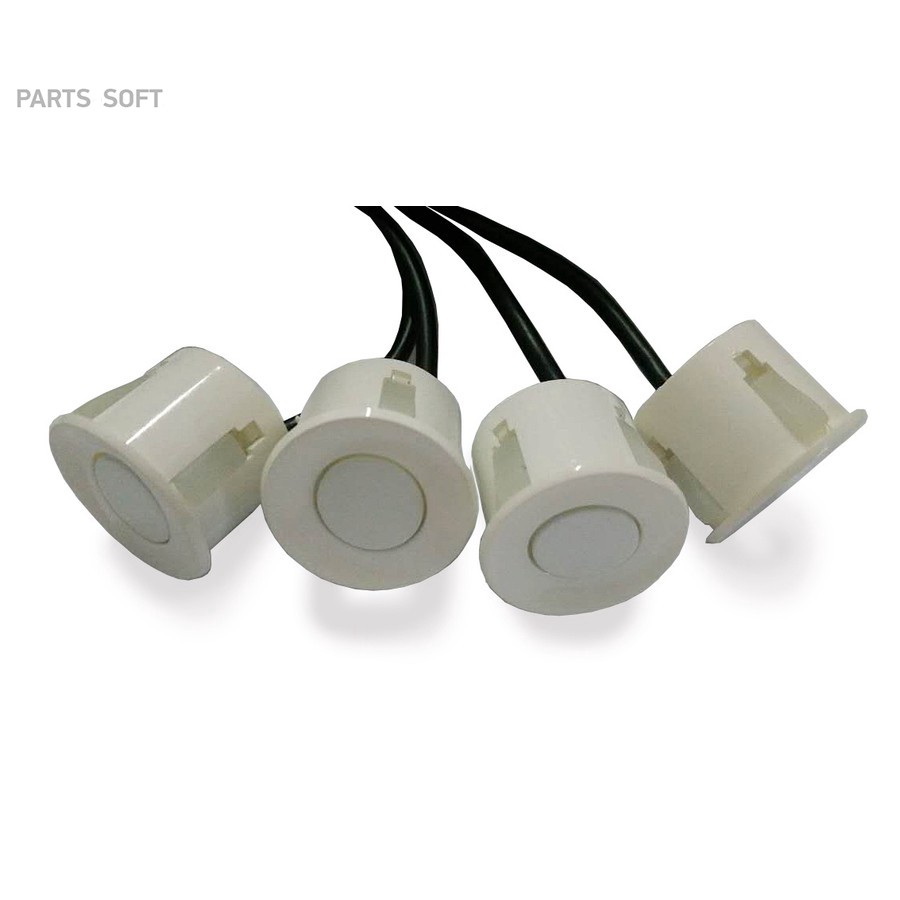 Датчик парктроника "AVS" (белый) (провод 2,5 м, d=18 мм) - AVS None None